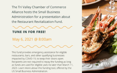 SBA Restaurant Revitalization Webinar with Tri-Valley Chamber Alliance