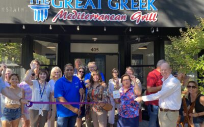 Ribbon-cutting at The Great Greek Mediterranean Grille